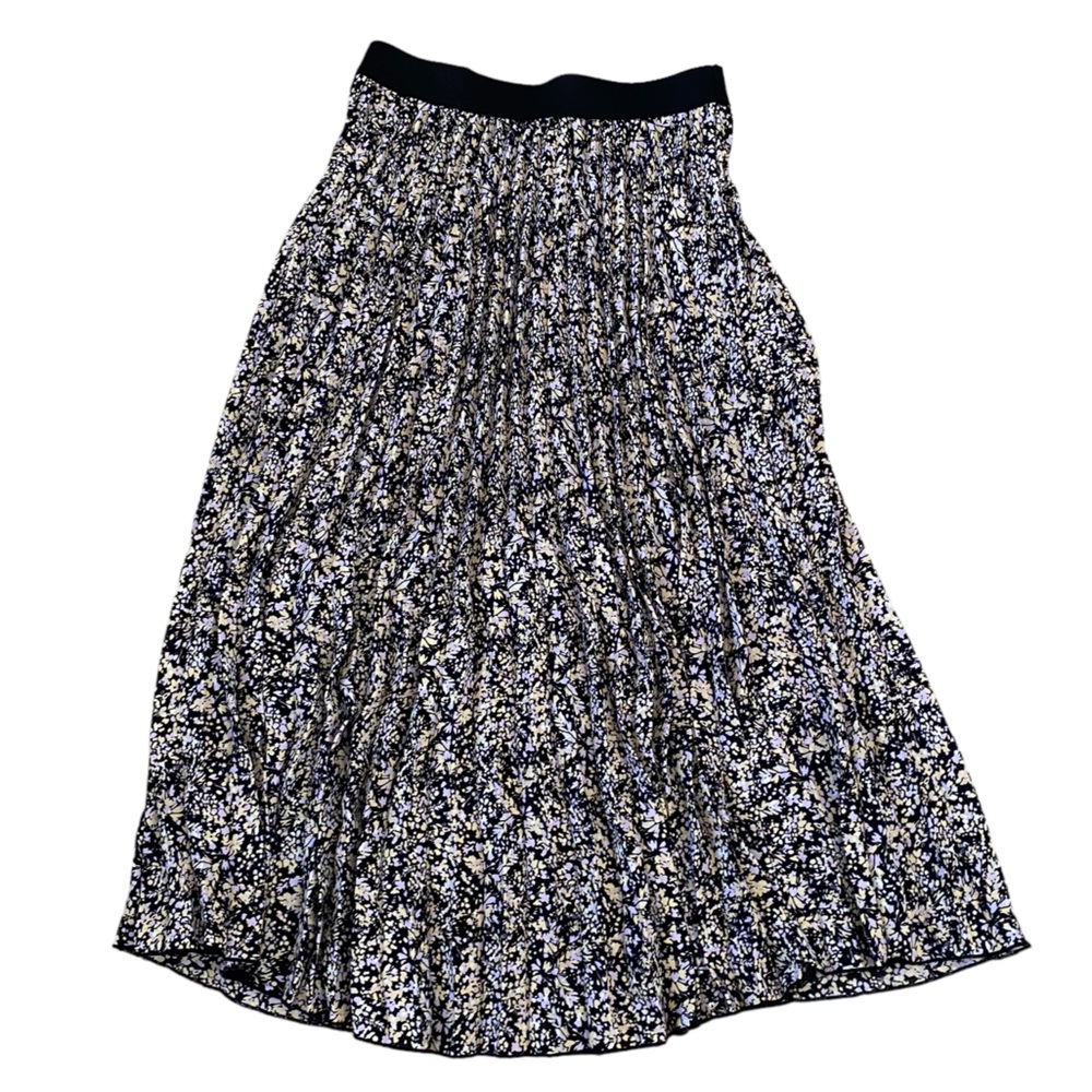 Floral Black and White Women's Skirt